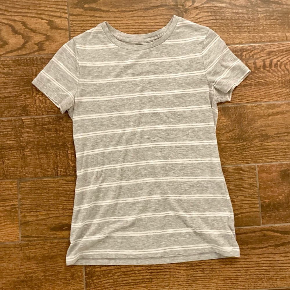 Grey and White t-shirt